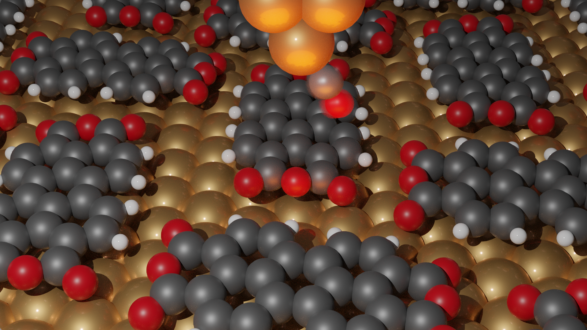 Energy dissipation channels of CO on Cu-substrate geometries